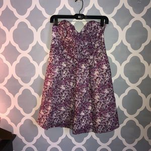 Express strapless dress